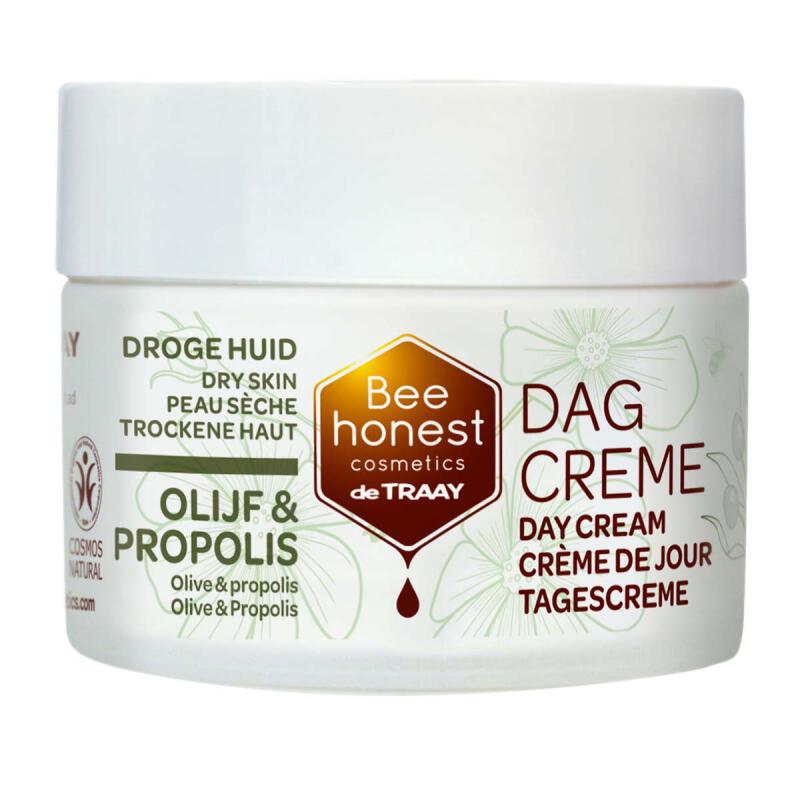 Dagcrème olijf + propolis van Bee honest cosmetics, 1 x 50 ml